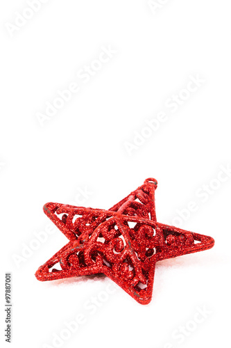 red Christmas star
