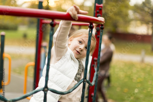 Little girl at playground