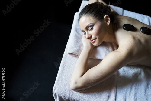 Young woman having a hot st...