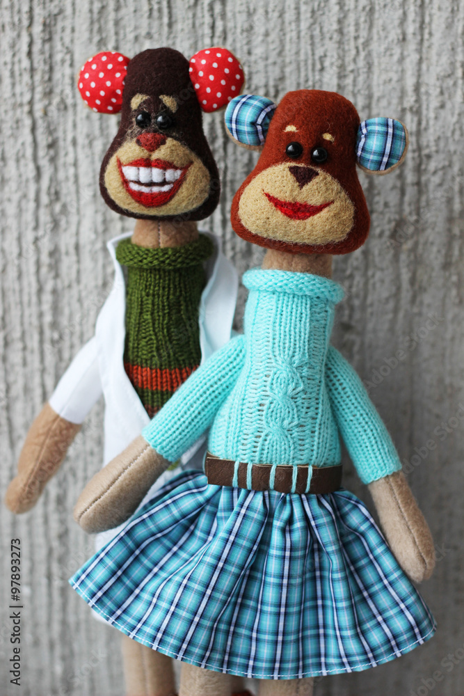 toy monkeys, couple 