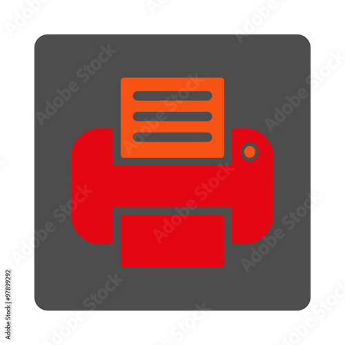 Print Rounded Square Button