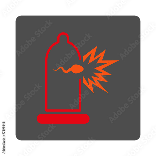 Sperm Escape Rounded Square Button