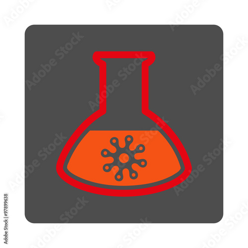 Infection Container Rounded Square Button