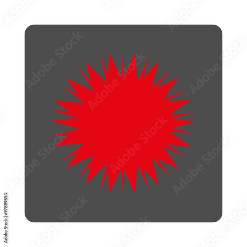 Microbe Spore Rounded Square Button