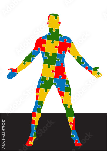 puzzle human body