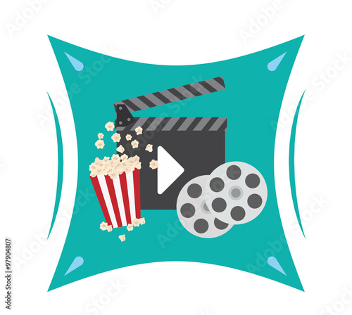Cinema icons design 