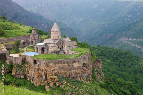 Tatev ancient monastery in Armenia photo