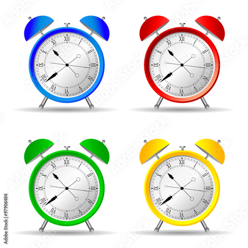 clock set color vector