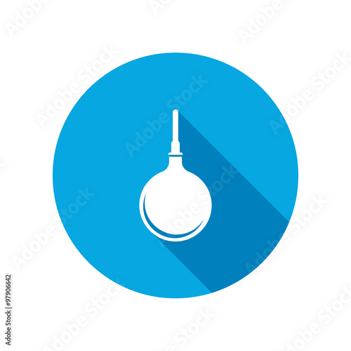 Clyster tool icon. Enema symbol.