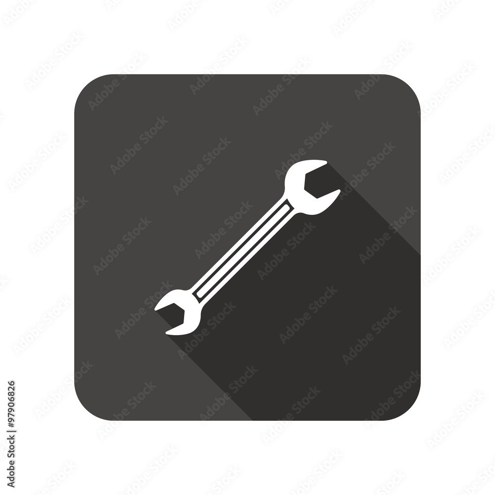 Wrench key icon. Repair fix tool symbol. Wrench key icon. Repair fix tool symbol.