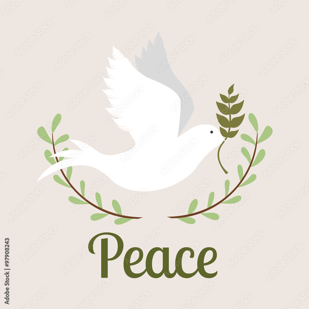 Obraz premium message og peace design 