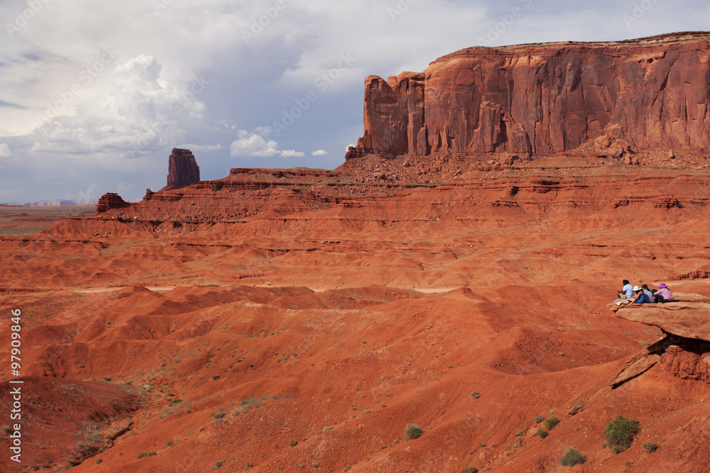 Naklejka premium Monument Valley landscape