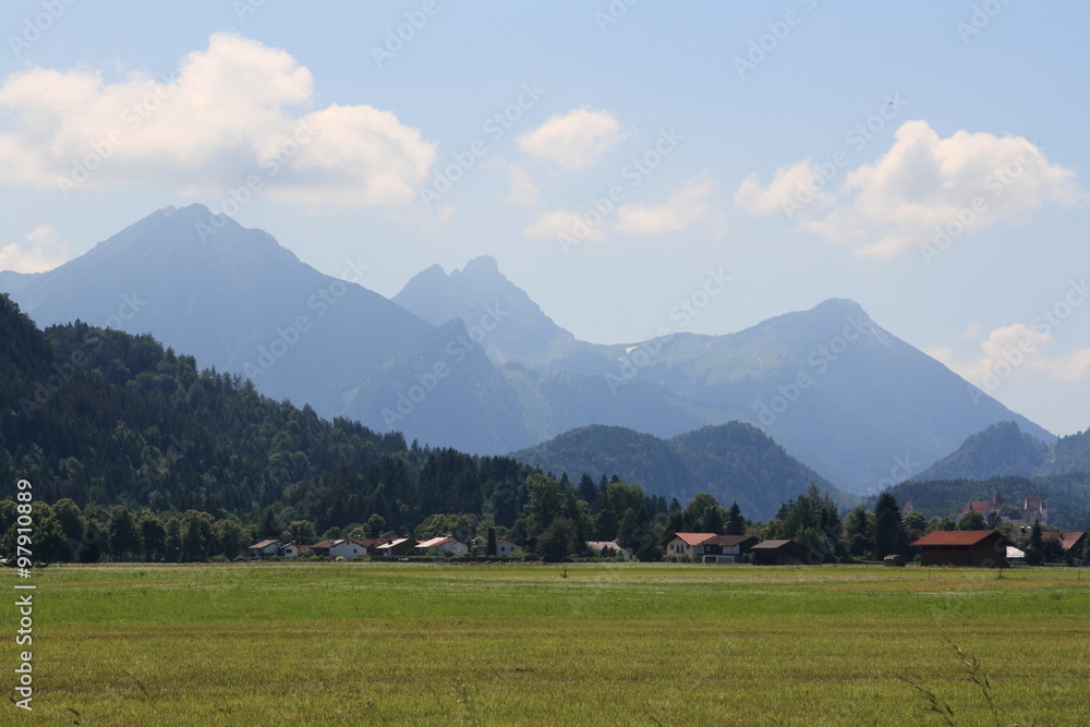 Fototapeta premium Alp views in Germany, 2009