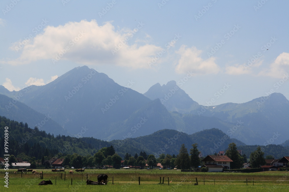 Fototapeta premium Alp views in Germany, 2009