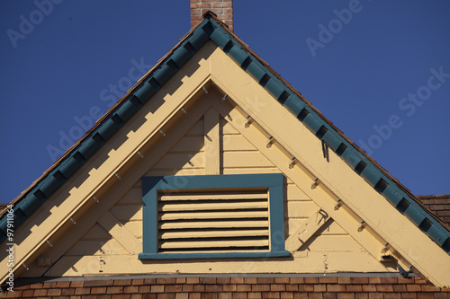 Photography Gable Roof on Carlsbad Village Info Center