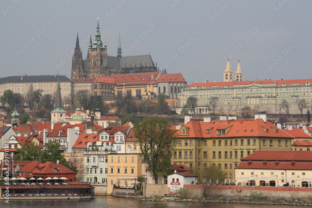 Obraz premium The view of Prague, Czech Republic, 2010