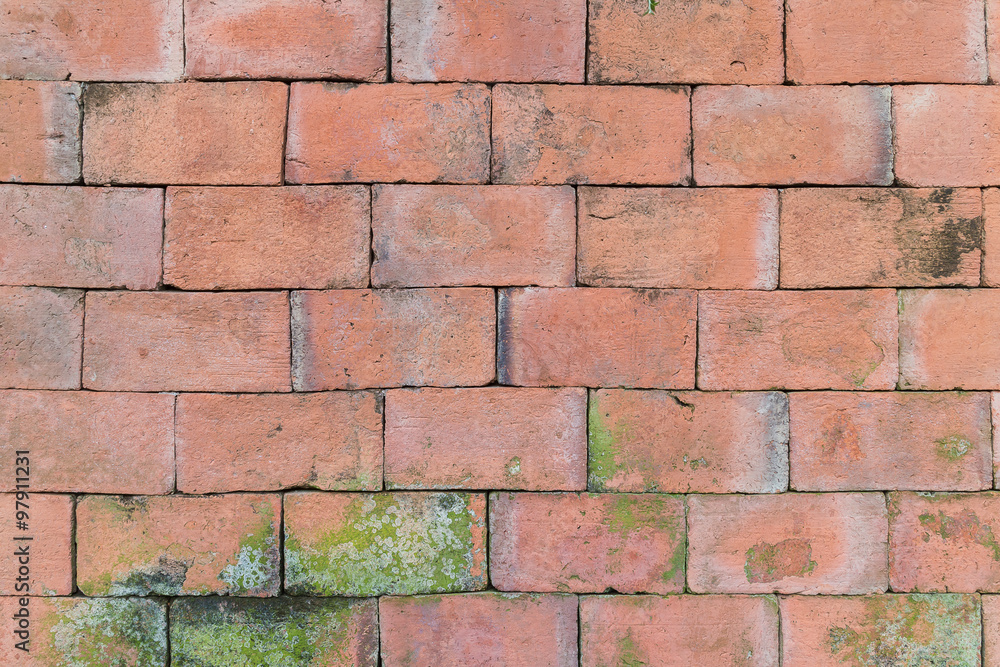 Fototapeta premium Old Red brick wall