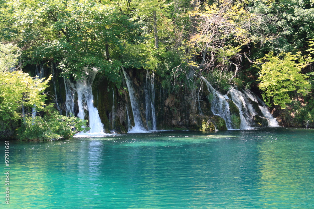 Naklejka premium Plitvicka jezera in year 2010