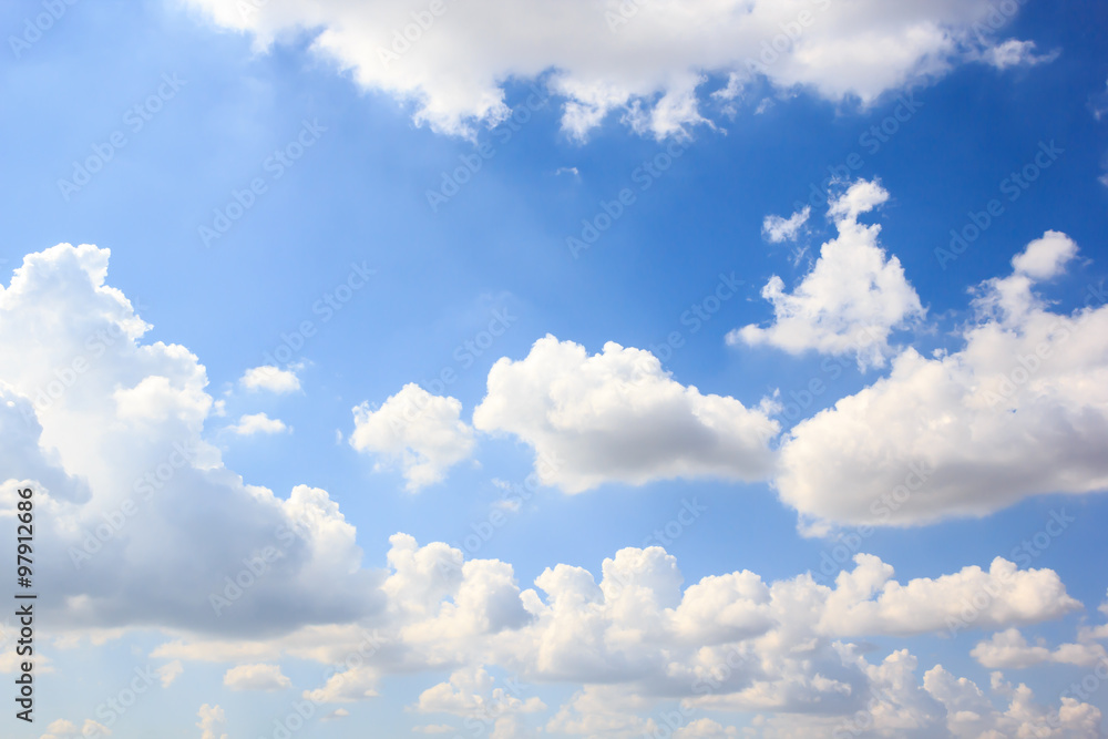 Obraz premium Sky with clouds