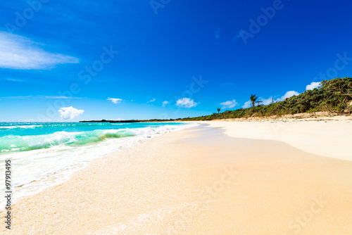 Sea  beach  seascape. Okinawa  Japan.