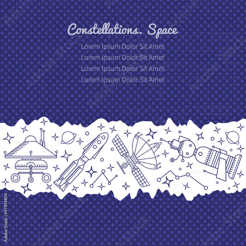 Space pattern printed products