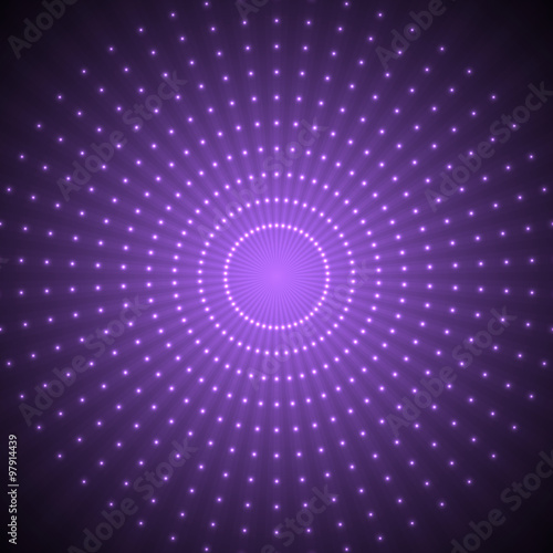 Abstract violet background - neon illustration