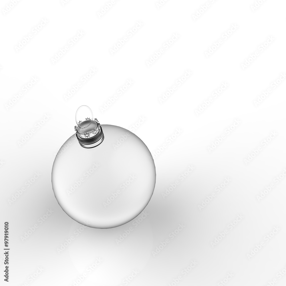 Empty 3d Christmas ornament Empty 3d Christmas ornament