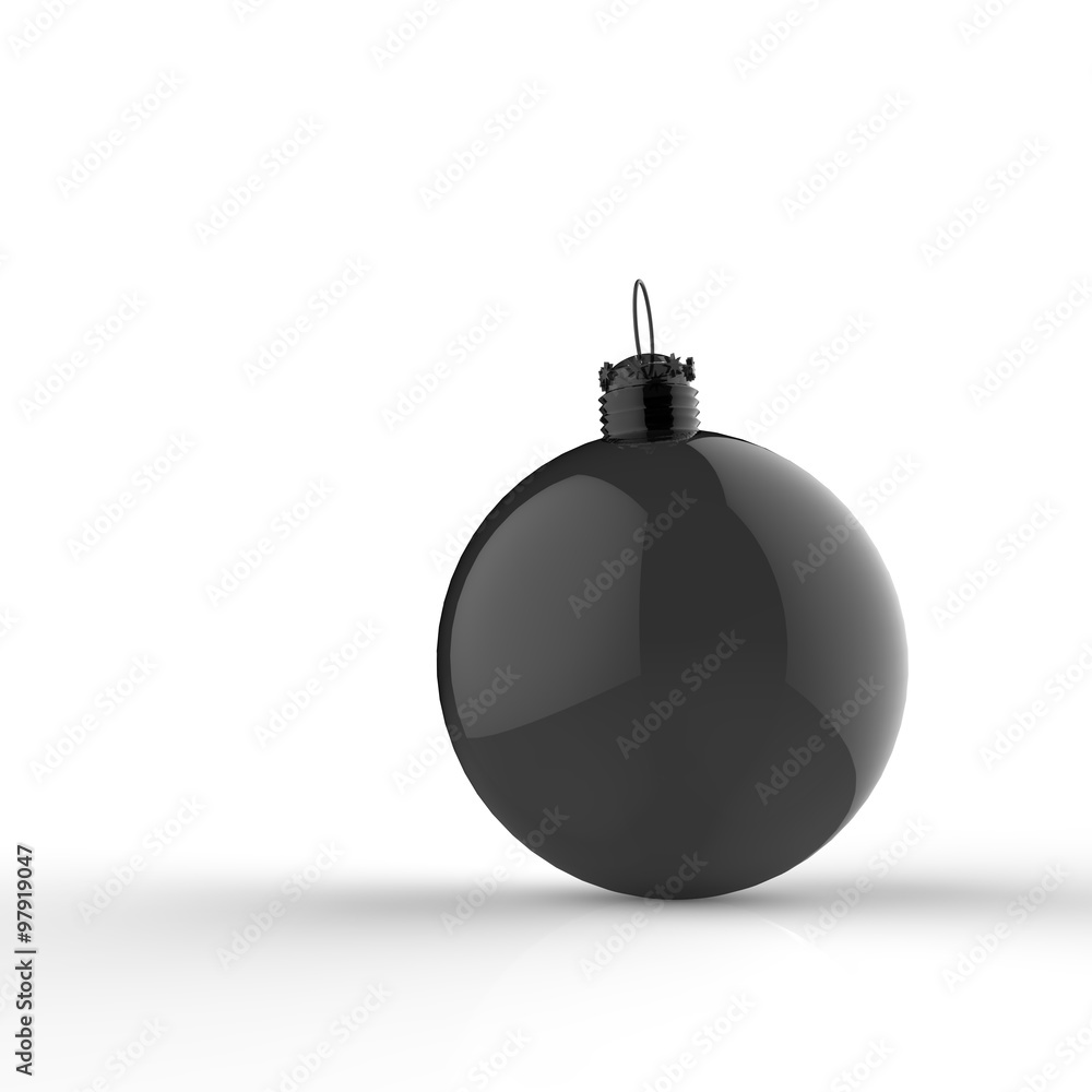 Empty 3d Christmas ornament Empty 3d Christmas ornament