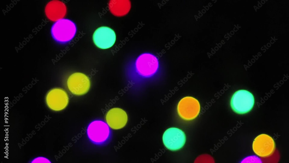 Blurred festive colorful garlands Blurred festive colorful garlands