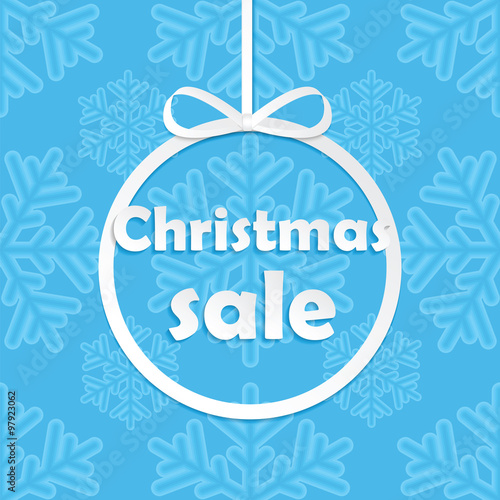 Christmas sale tag