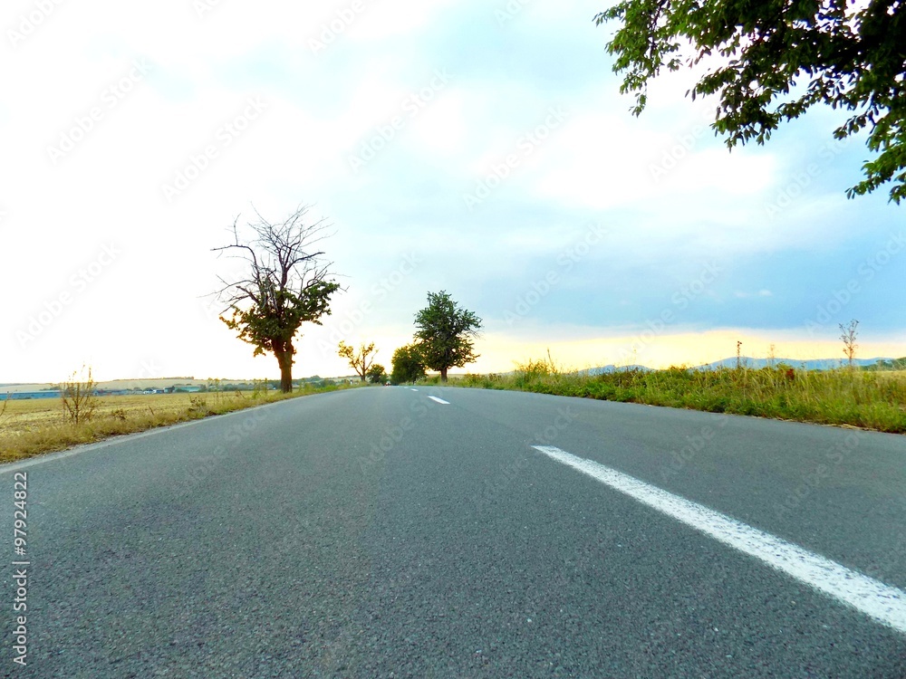 Fototapeta premium Asphalt road