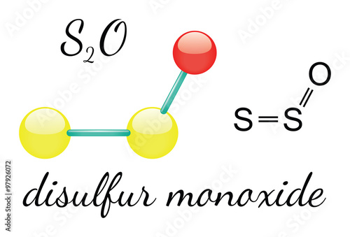 S2O disulfur monoxide molecule