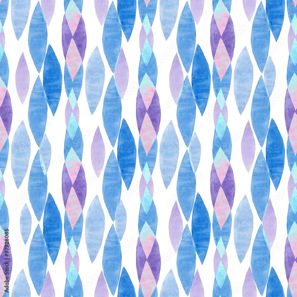 Watercolor Seamless pattern.
