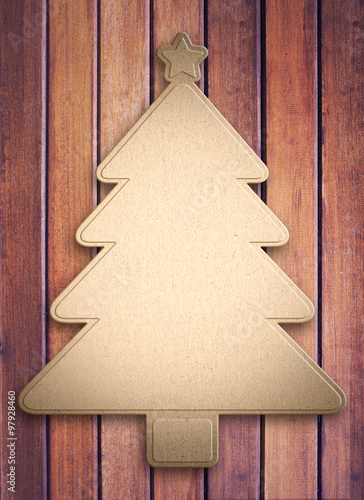 Christmas and happy new year 2016, wood texture background