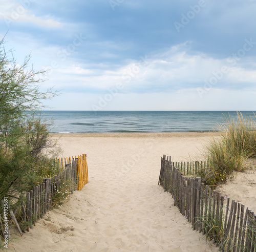 Fototapeta Naklejka Na Ścianę i Meble -  Beach near Montpellier (France)