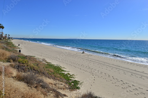 A beach in the Malibu region of Southern California