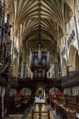 Exeter Cathedral - organ and Sanctuary