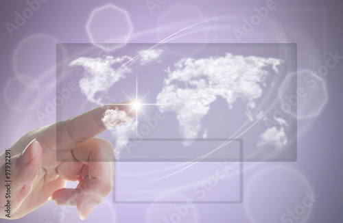 Cloud computing concept