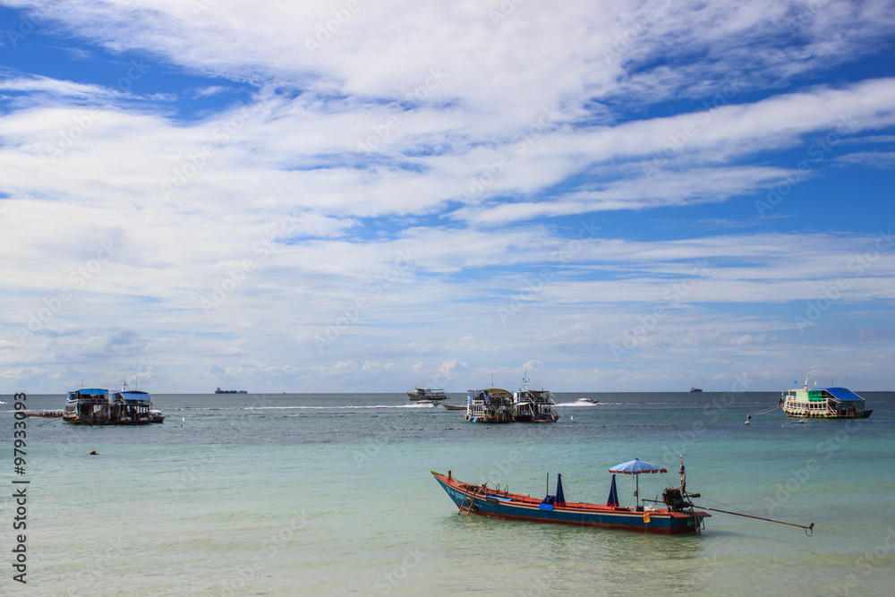 The Koh larn Island in Thailand