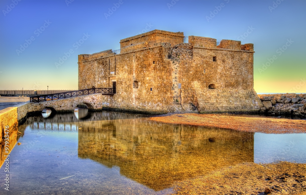 HDR image of Paphos Castle - Cyprus