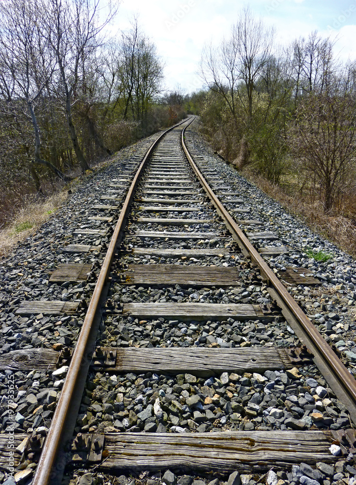 Gleise einer Museumsbahn Gleise einer Museumsbahn