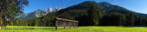 Foto Alpine scene near Kranjska Gora, Slovenia, Europe