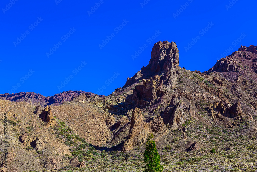 Fototapeta premium Mountains on Tenerife Island in Spain