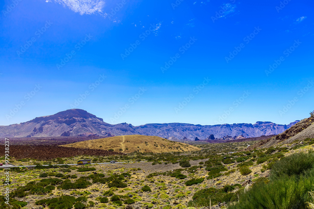 Fototapeta premium Mountains on Tenerife Island in Spain