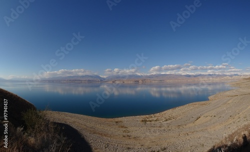 Toktogul reservoir, Kyrgyzstan