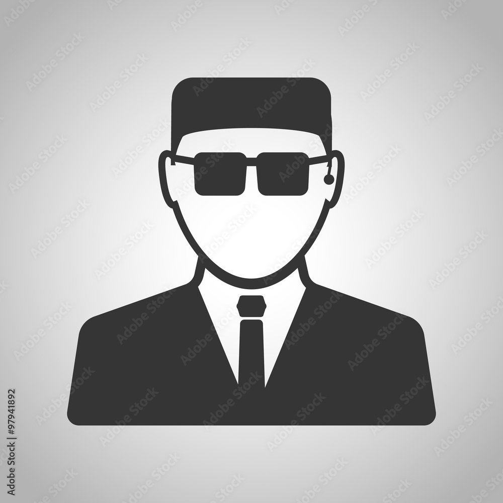 Security guard icon Security guard icon