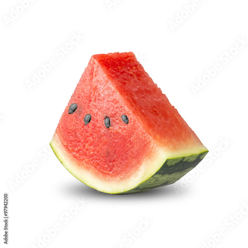 Fresh Watermelon On White Backround