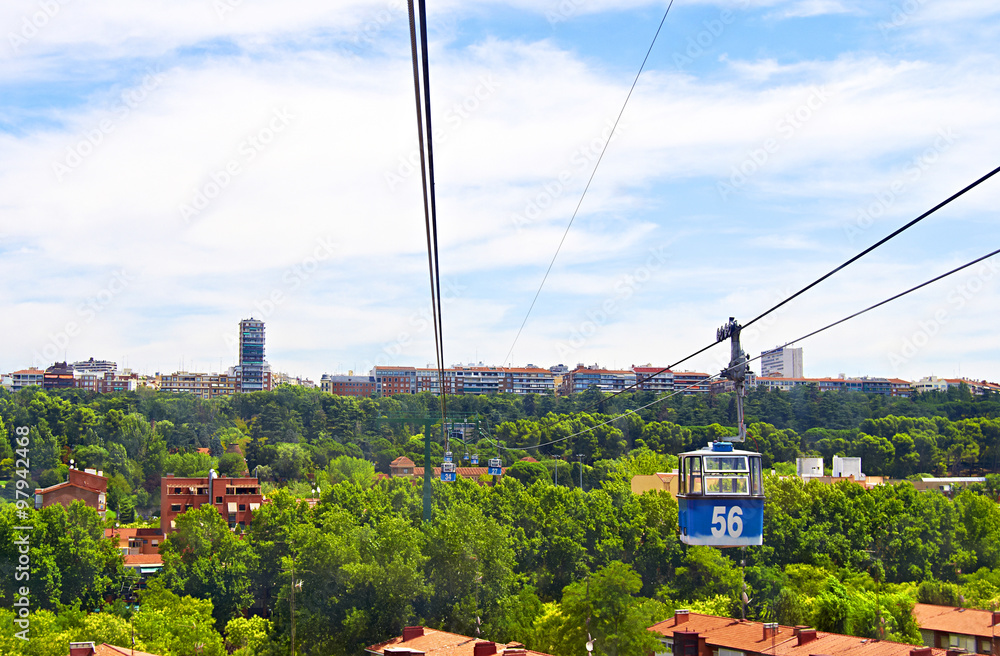 Madrid from the cableway