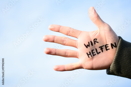 Wallpaper Mural Wir Helfen  Torontodigital.ca