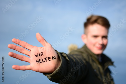 Wallpaper Mural Wir Helfen  Torontodigital.ca